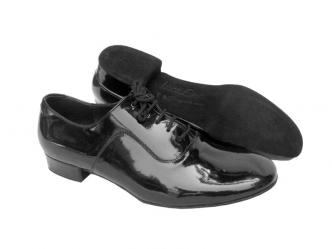 dansschoenen zwart gelakt leder  